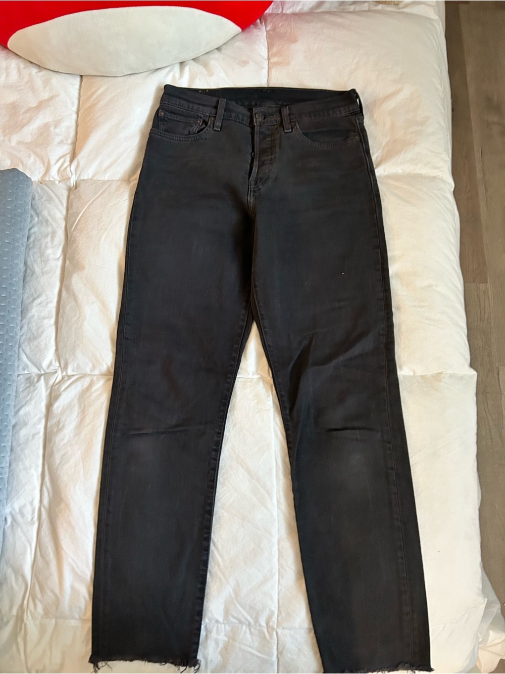 Levi's Women's Black Straight-Leg Jeans